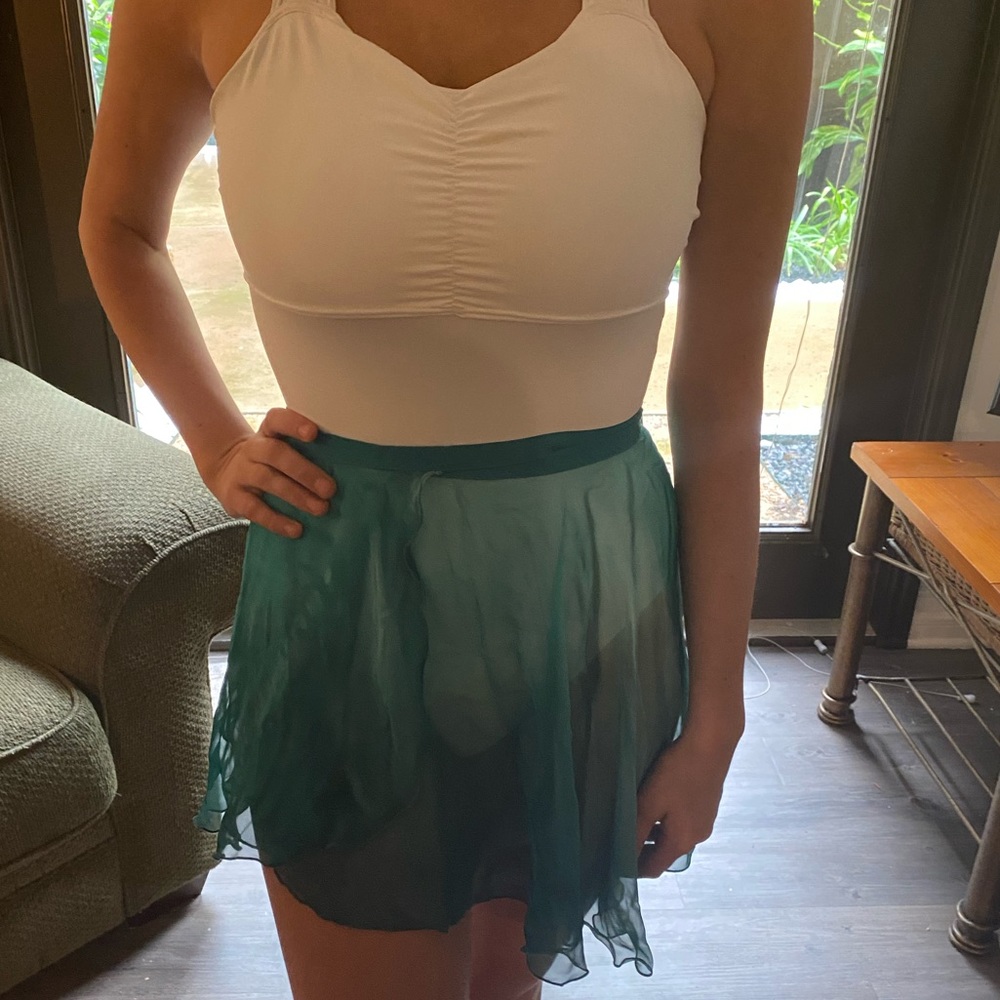 Turquoise ballet skirt